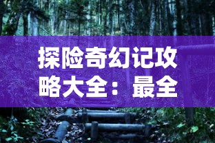 探险奇幻记攻略大全：最全面的冒险指南，解析角色技能、隐藏任务及神秘区域解锁技巧